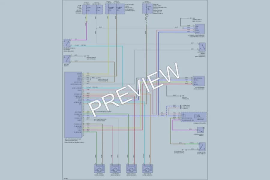 2010 Nissan Rogue Anti Lock Brakes wiring diagram preview