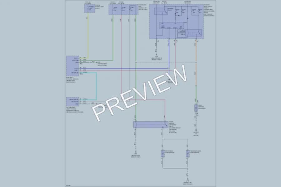2010 Nissan Rogue Defoggers wiring diagram preview