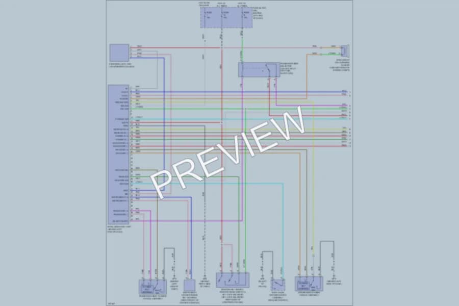 2010 Nissan Rogue Power Door Locks wiring diagram preview