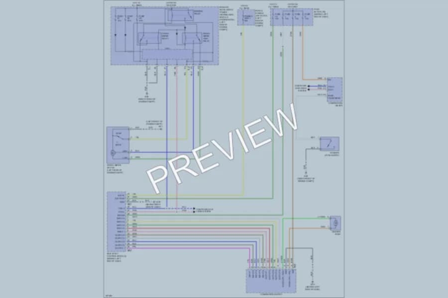 2010 Nissan Rogue Wiper Washer wiring diagram preview