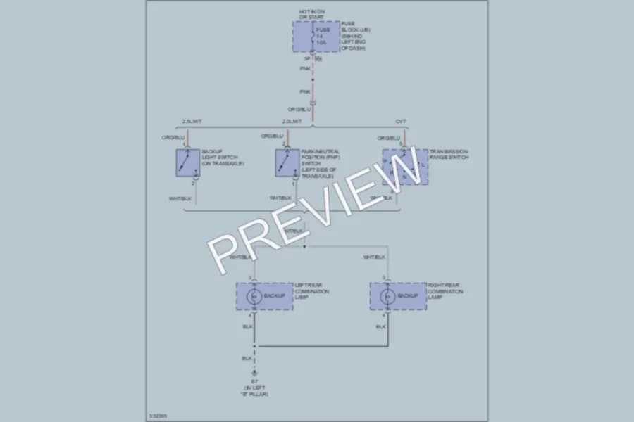 2010 Nissan Sentra Exterior Lights wiring diagram preview