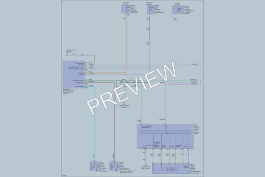 2010 Nissan Titan Power Windows wiring diagram preview