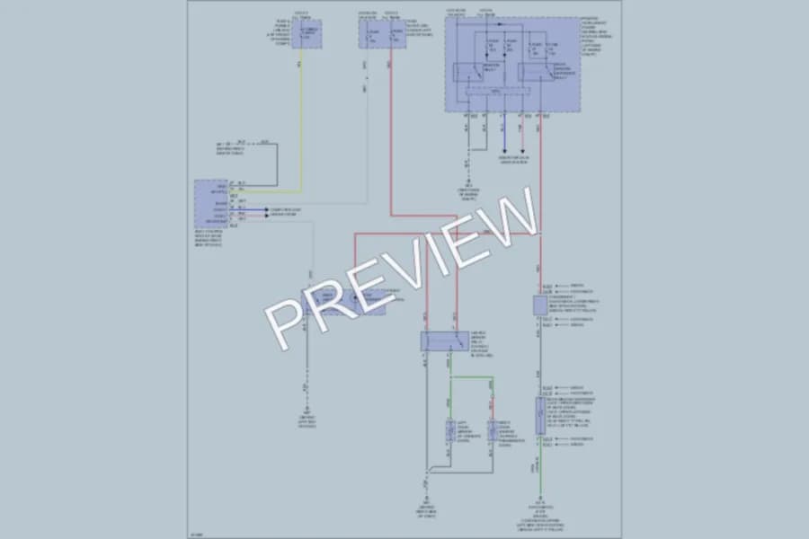 2010 Nissan Versa Defoggers wiring diagram preview