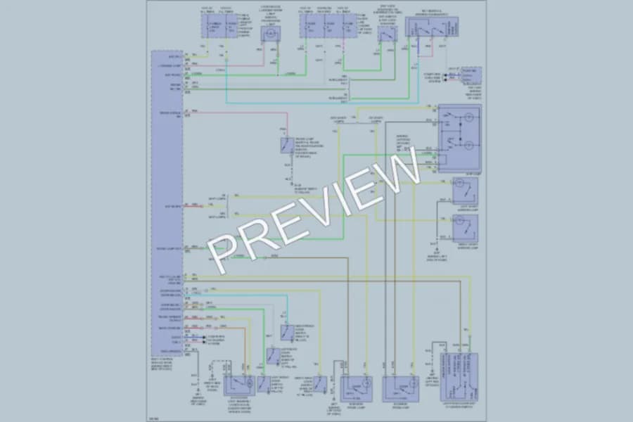 2010 Nissan Versa Interior Lights wiring diagram preview