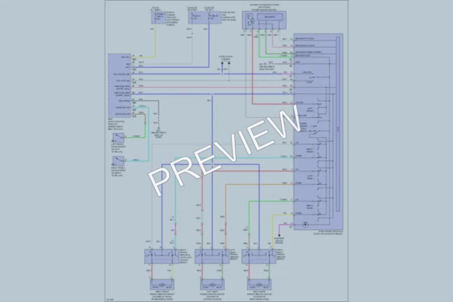 2010 Nissan Versa Power Windows wiring diagram preview