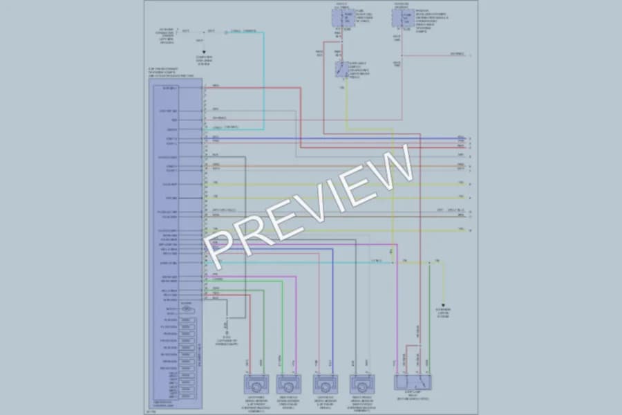 2010 Nissan Xterra Anti Lock Brakes wiring diagram preview