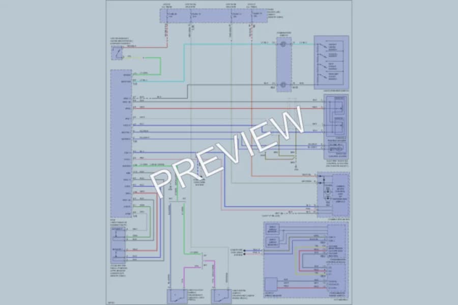 2010 Nissan Xterra Cruise Control wiring diagram preview