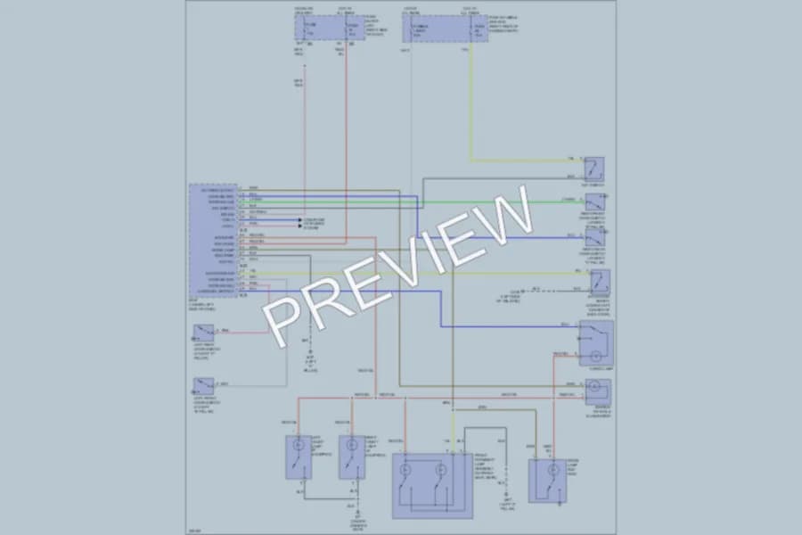 2010 Nissan Xterra Interior Lights wiring diagram preview