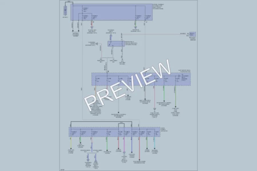 2010 Nissan cube Power Distribution wiring diagram preview