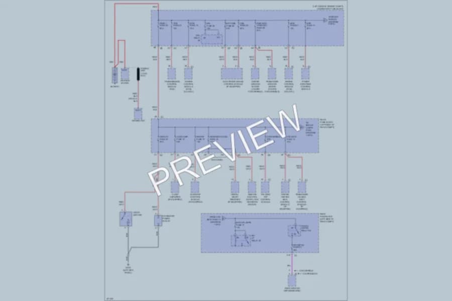 2010 Pontiac G6 Power Distribution wiring diagram preview