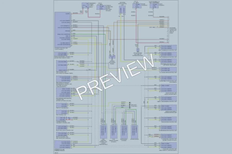 2010 Porsche 911 Computer Data Lines wiring diagram preview