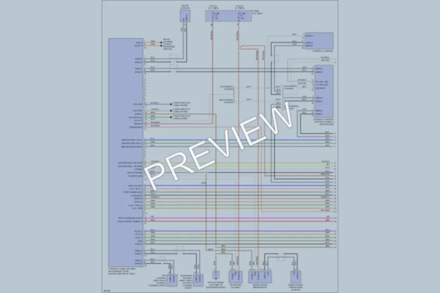 2010 Porsche 911 Navigation wiring diagram preview
