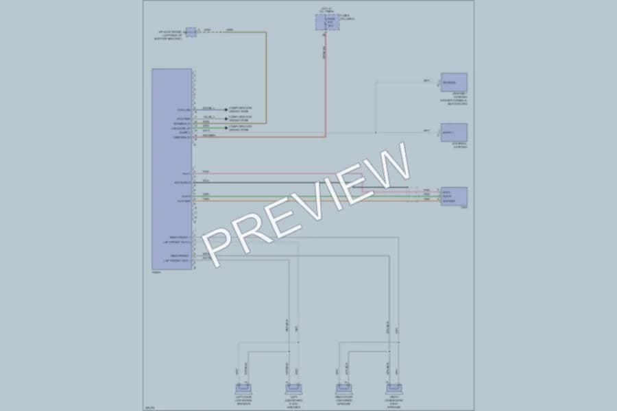 2010 Porsche 911 Radio wiring diagram preview