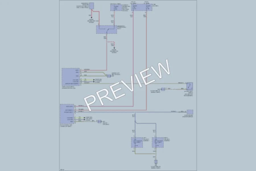 2010 Porsche Boxster Exterior Lights wiring diagram preview