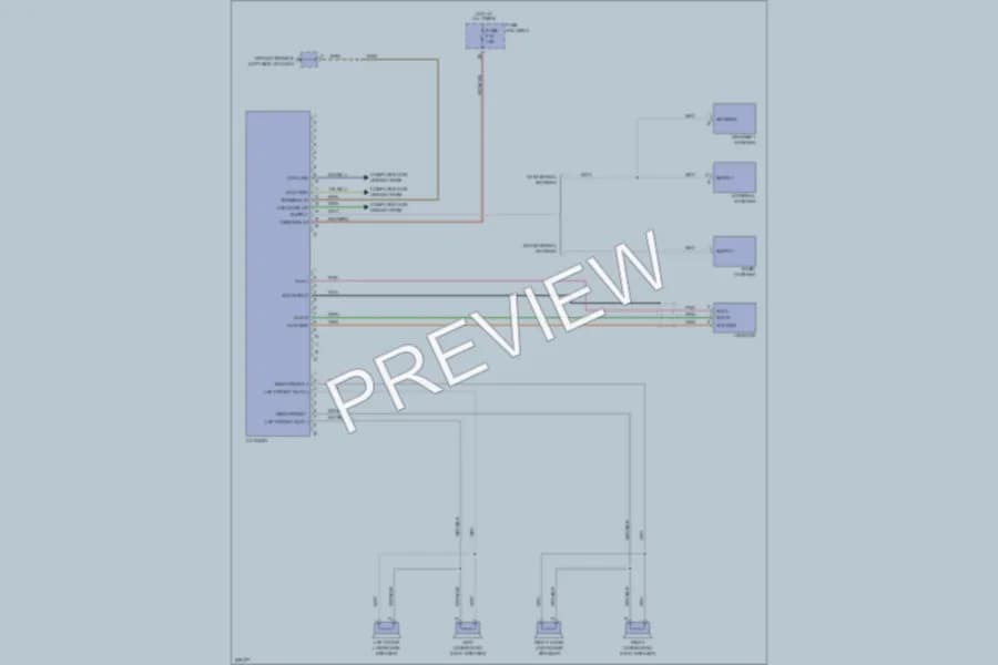 2010 Porsche Boxster Radio wiring diagram preview