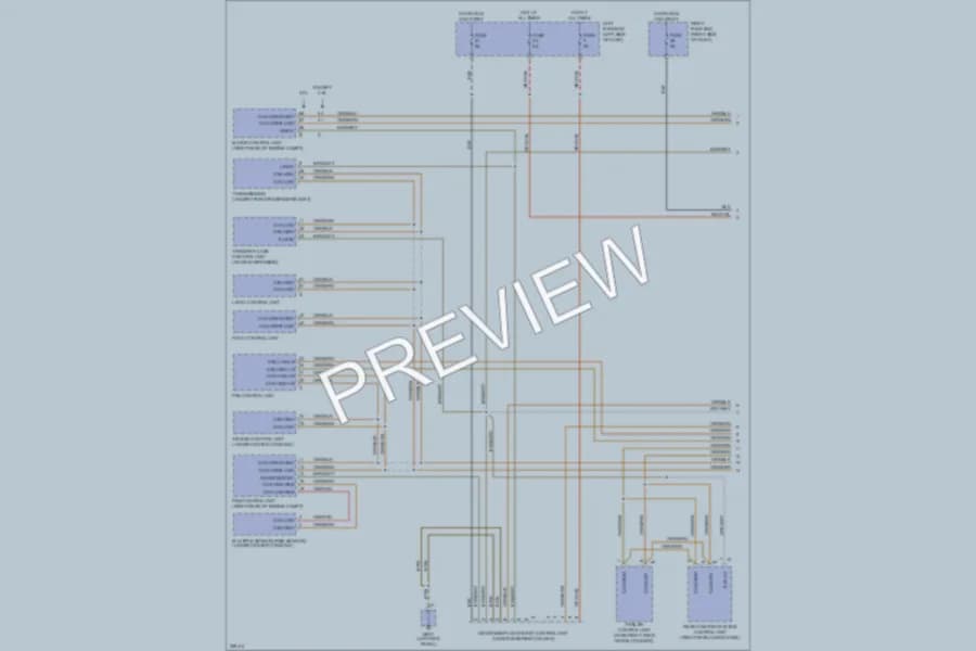 2010 Porsche Cayenne Computer Data Lines wiring diagram preview