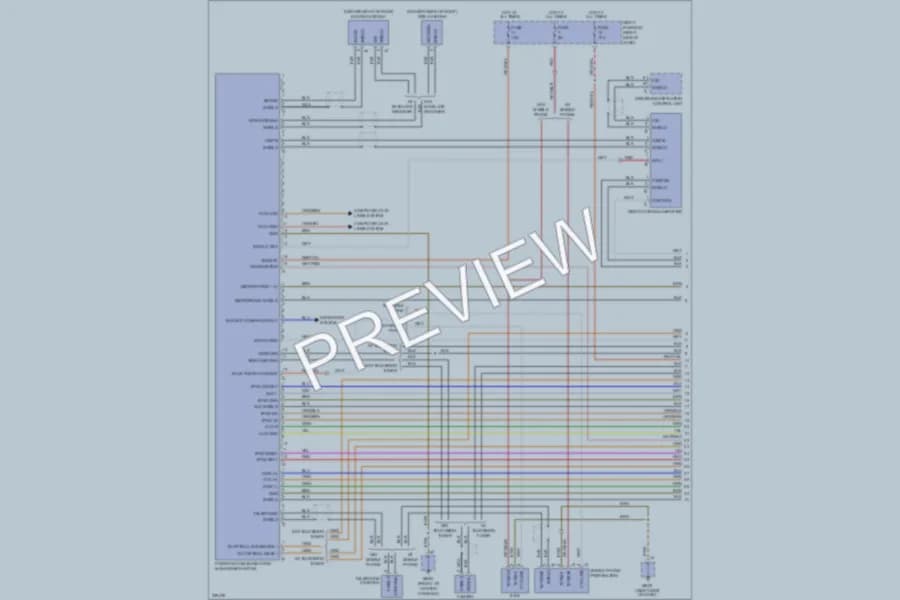 2010 Porsche Cayenne Navigation wiring diagram preview