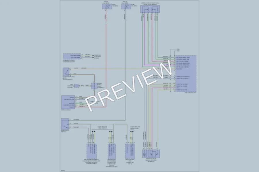 2010 Porsche Cayman Cruise Control wiring diagram preview
