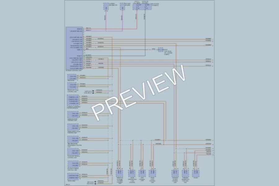 2010 Porsche Panamera Computer Data Lines wiring diagram preview