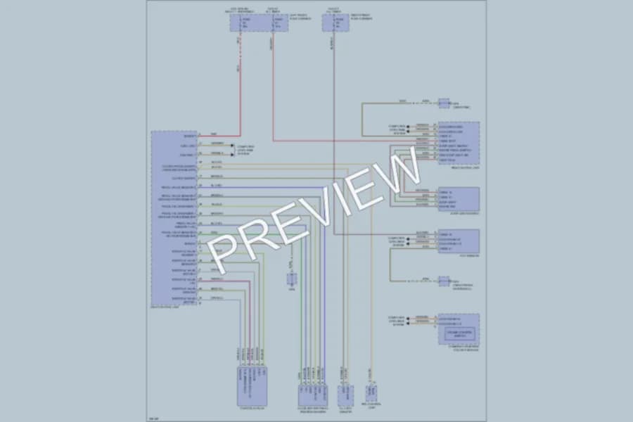 2010 Porsche Panamera Cruise Control wiring diagram preview