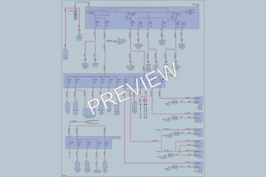 2010 Porsche Panamera Power Distribution wiring diagram preview
