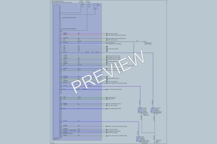 2010 Saab 93X Body Control Modules wiring diagram preview