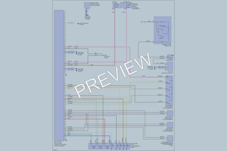 2010 Saab 93X Transmission wiring diagram preview
