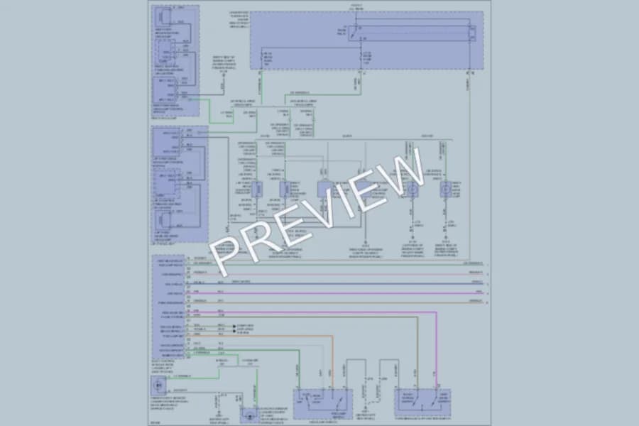 2010 Saturn Outlook Headlights wiring diagram preview
