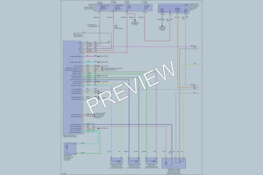 2010 Saturn Outlook Memory Systems wiring diagram preview