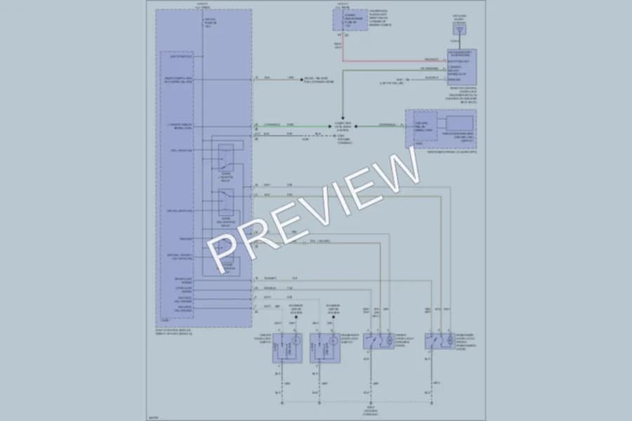 2010 Saturn Sky Power Door Locks wiring diagram preview