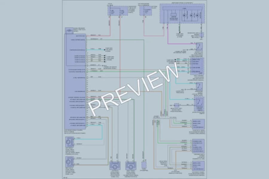 2010 Saturn VUE Anti Lock Brakes wiring diagram preview