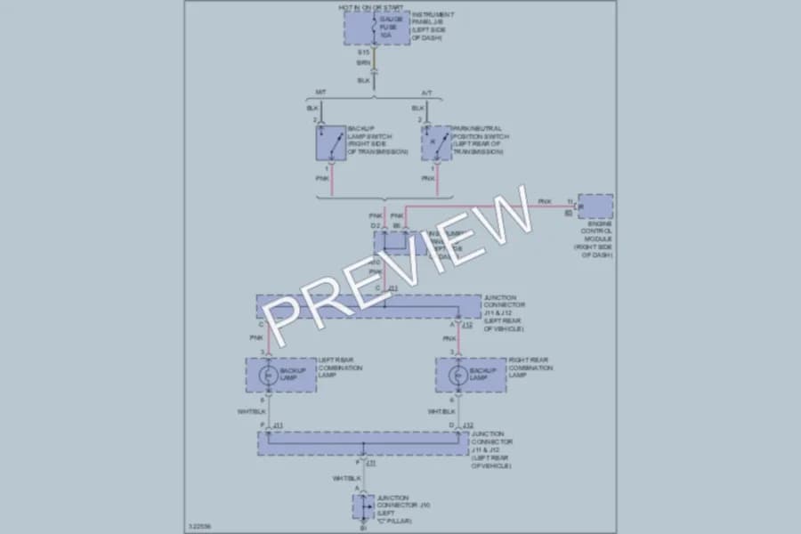 2010 Scion tC Exterior Lights wiring diagram preview