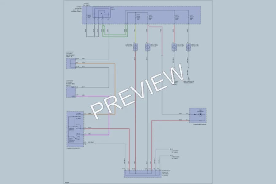 2010 Scion tC Headlights wiring diagram preview