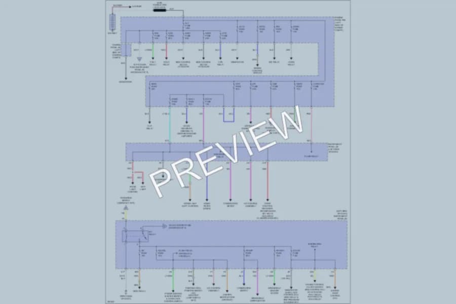 2010 Scion tC Power Distribution wiring diagram preview