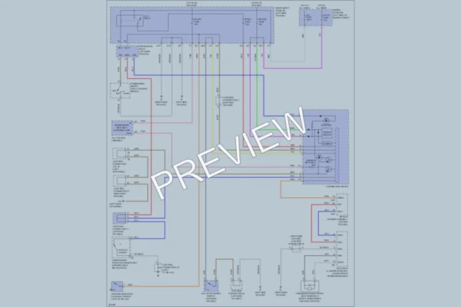 2010 Scion tC Warning Systems wiring diagram preview