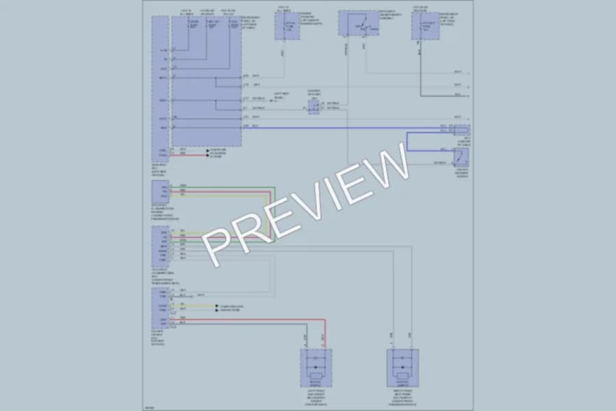 2010 Scion xB Warning Systems wiring diagram preview