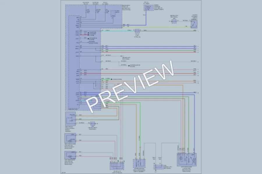 2010 Scion xD Power Door Locks wiring diagram preview