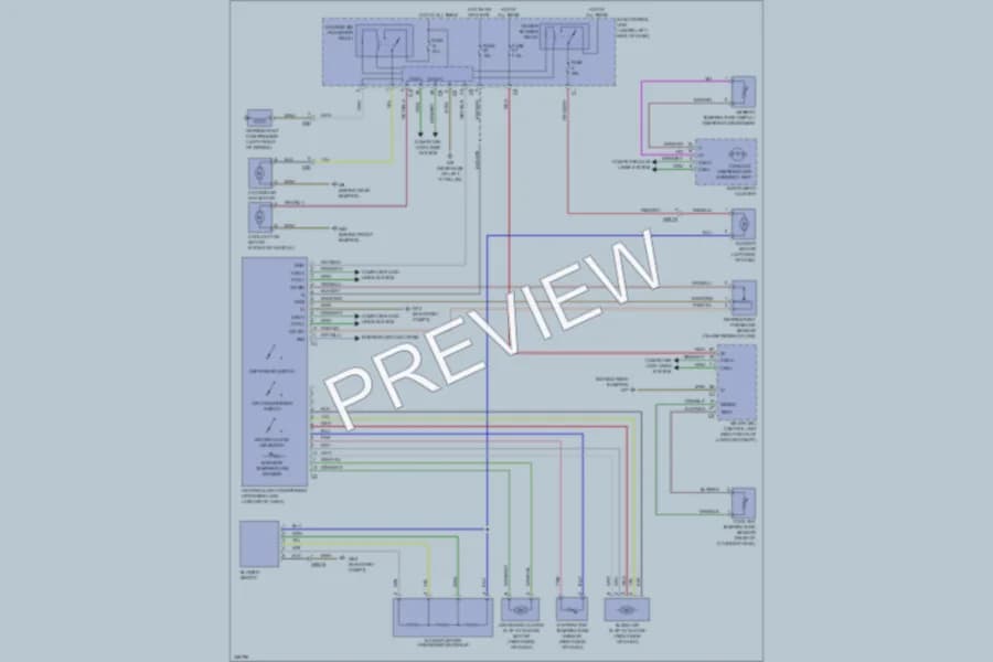 2010 Smart fortwo Air Conditioning wiring diagram preview
