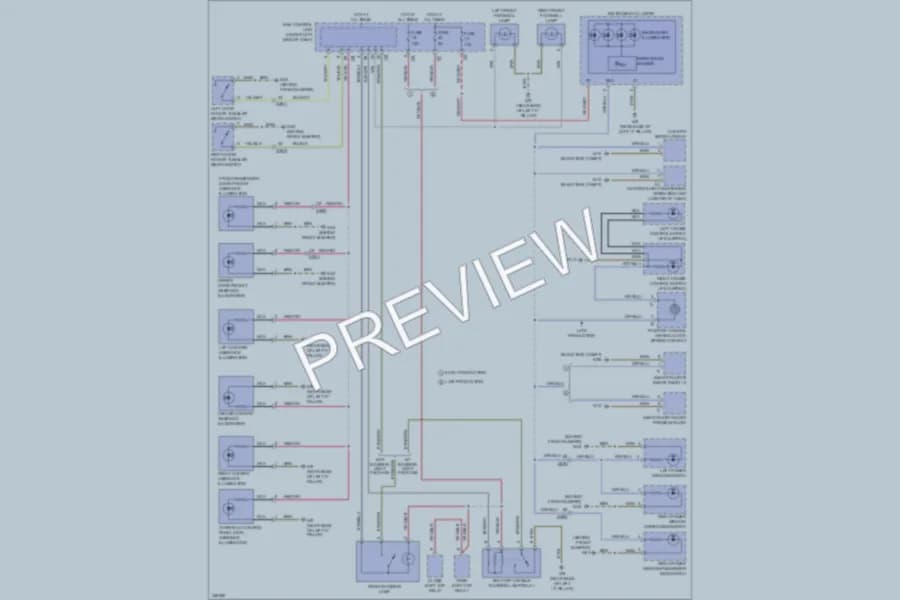 2010 Smart fortwo Interior Lights wiring diagram preview