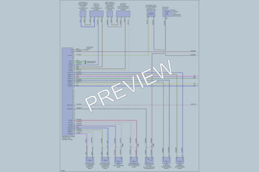 2010 Smart fortwo Supplemental Restraints wiring diagram preview