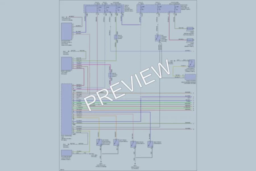 2010 Subaru Forester Anti Theft wiring diagram preview