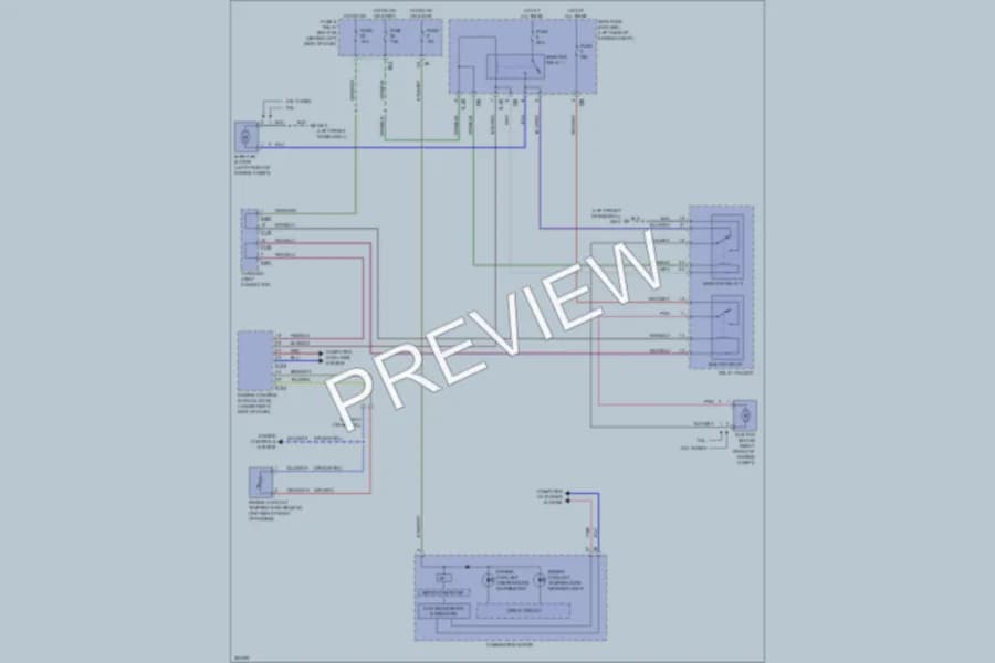2010 Subaru Forester Cooling Fan wiring diagram preview