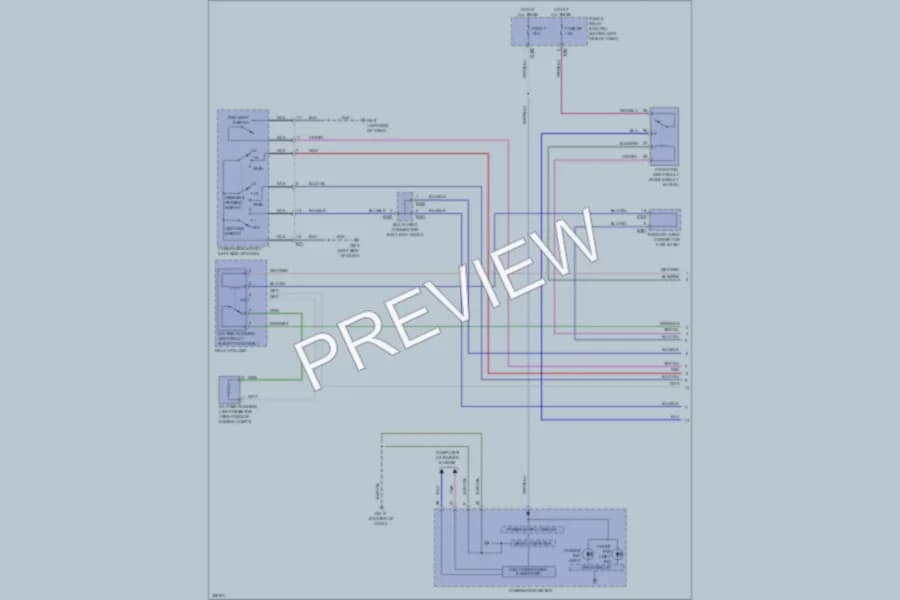 2010 Subaru Forester Headlights wiring diagram preview