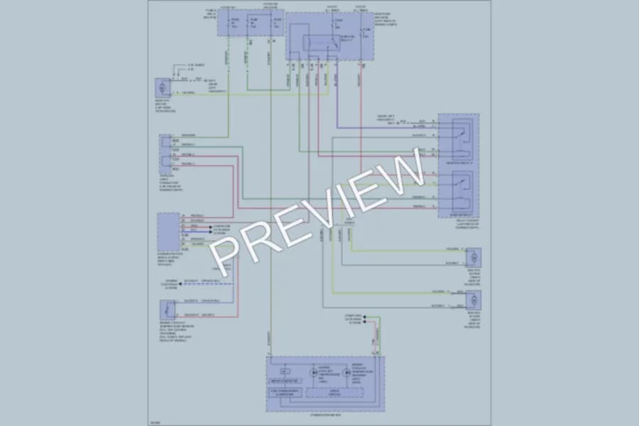 2010 Subaru ImprezaWRX Cooling Fan wiring diagram preview