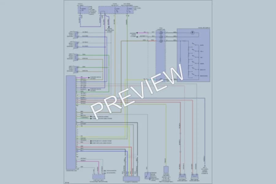 2010 Subaru ImprezaWRX Navigation wiring diagram preview
