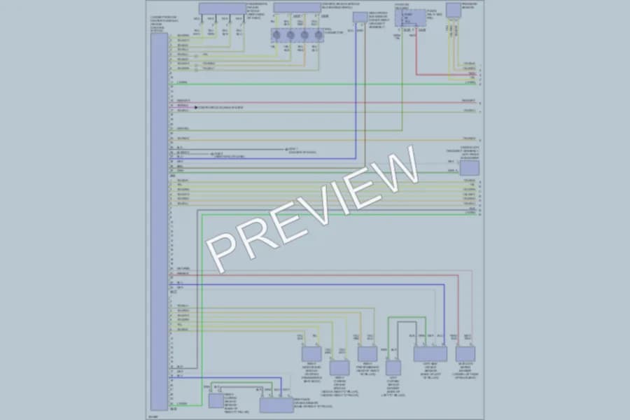 2010 Subaru ImprezaWRX Supplemental Restraints wiring diagram preview