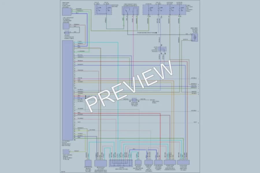 2010 Subaru Legacy Air Conditioning wiring diagram preview