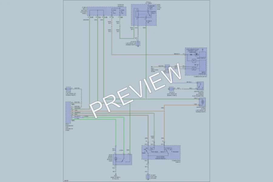 2010 Subaru Legacy Wiper Washer wiring diagram preview