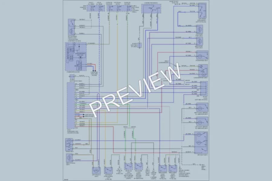 2010 Subaru Outback Interior Lights wiring diagram preview