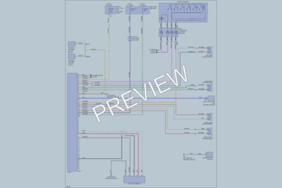 2010 Subaru Outback Radio wiring diagram preview